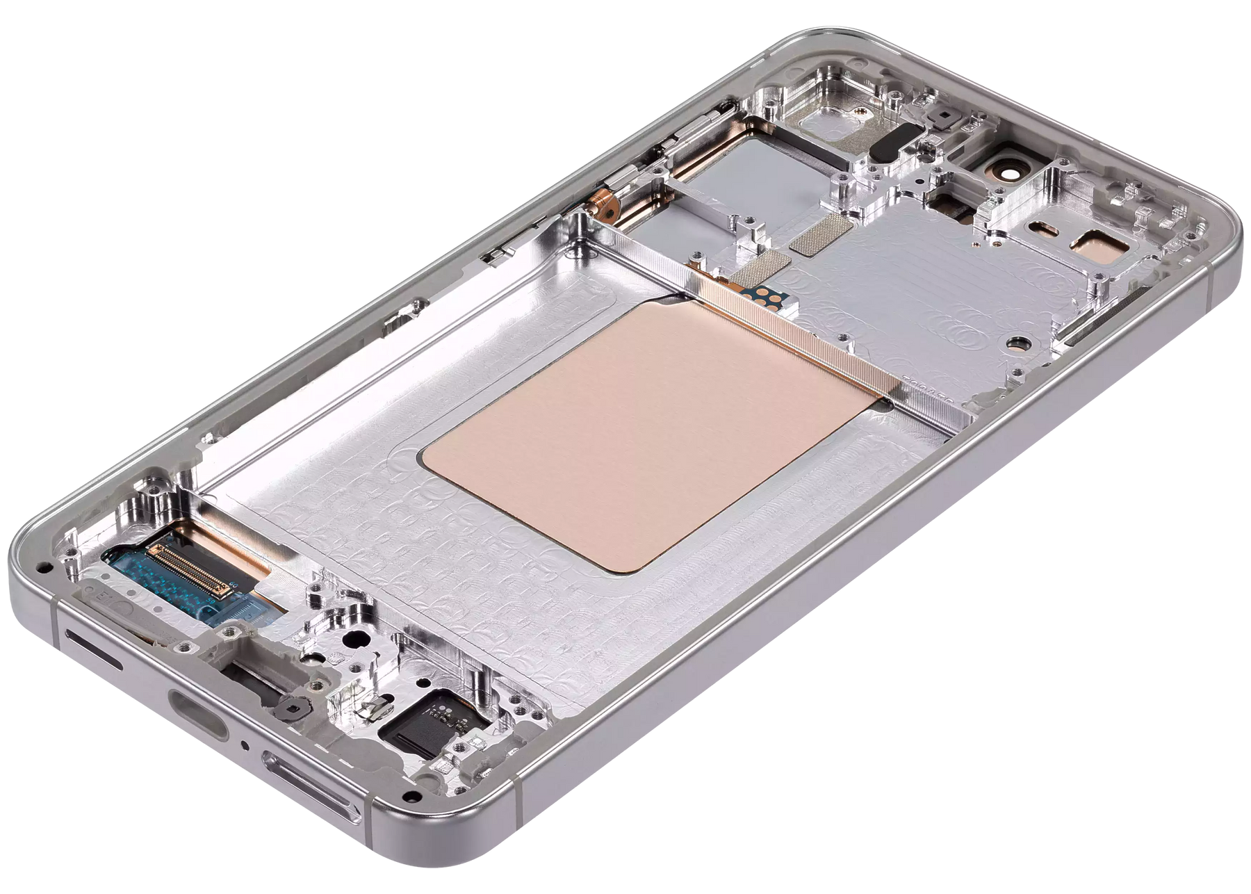 OLED Assembly With Frame Compatible For Samsung Galaxy S24 5G (US & International Version) (Refurbished) (Marble Grey)