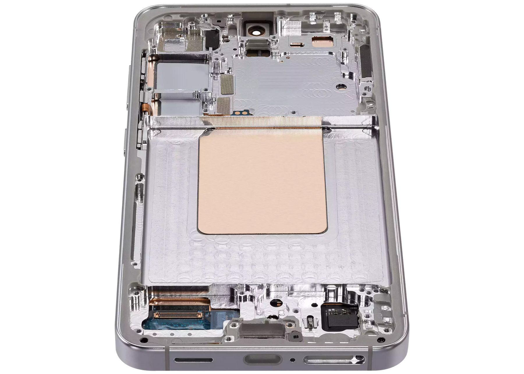 OLED Assembly With Frame Compatible For Samsung Galaxy S24 5G (US & International Version) (Refurbished) (Marble Grey)