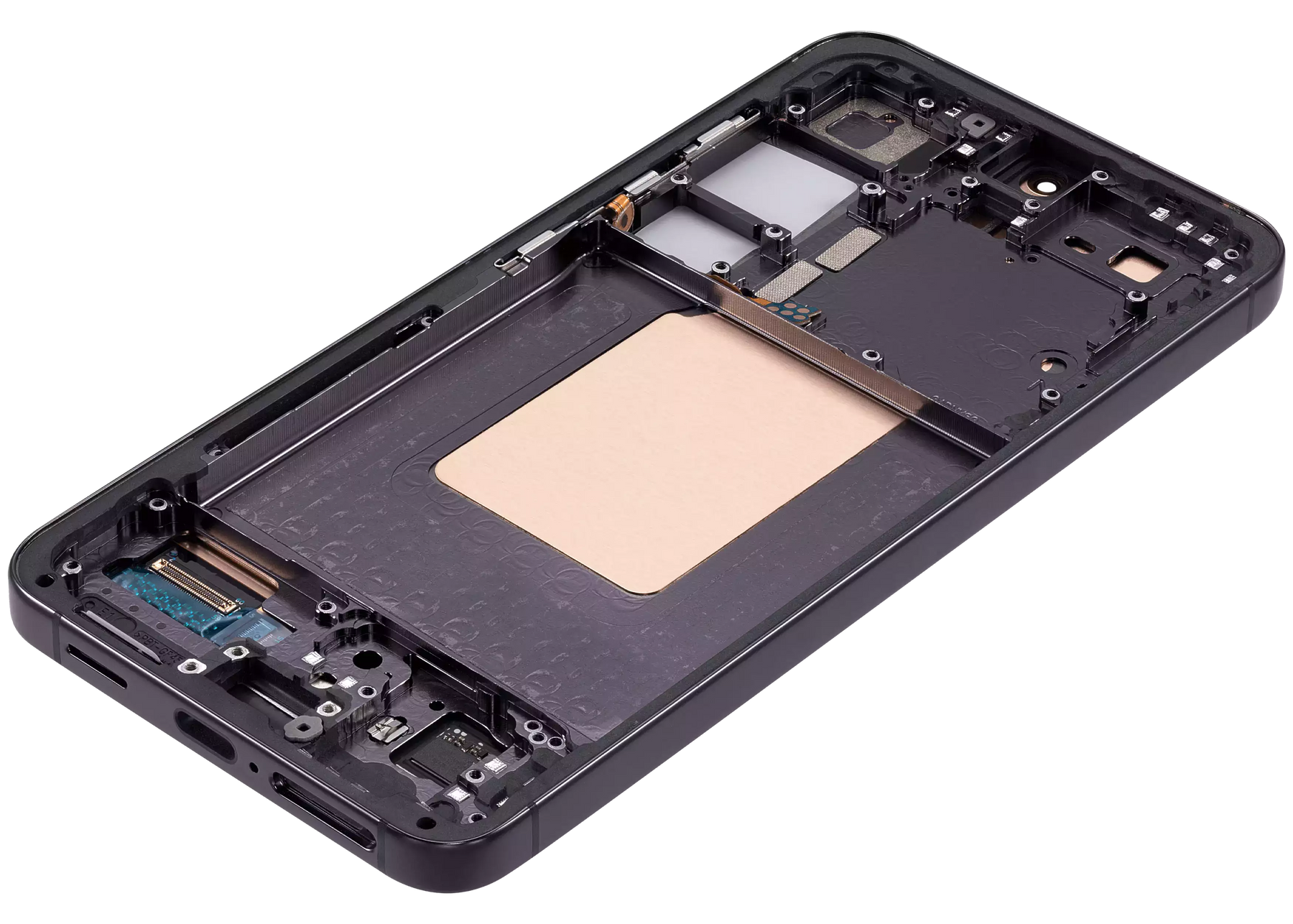 OLED Assembly With Frame Compatible For Samsung Galaxy S24 5G (US & International Version) (Refurbished) (Onyx Black)