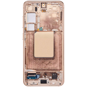 OLED Assembly With Frame Compatible For Samsung Galaxy S24 5G (US & International Version) (Refurbished) (Sandstone Orange)