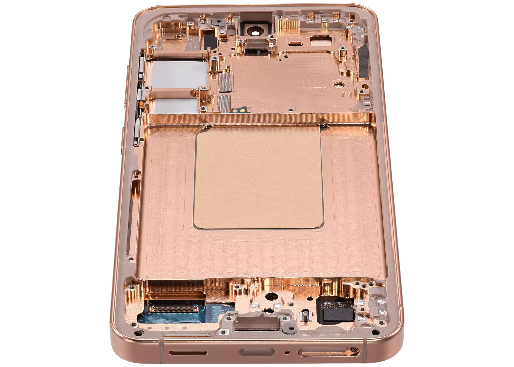 OLED Assembly With Frame Compatible For Samsung Galaxy S24 5G (US & International Version) (Refurbished) (Sandstone Orange)