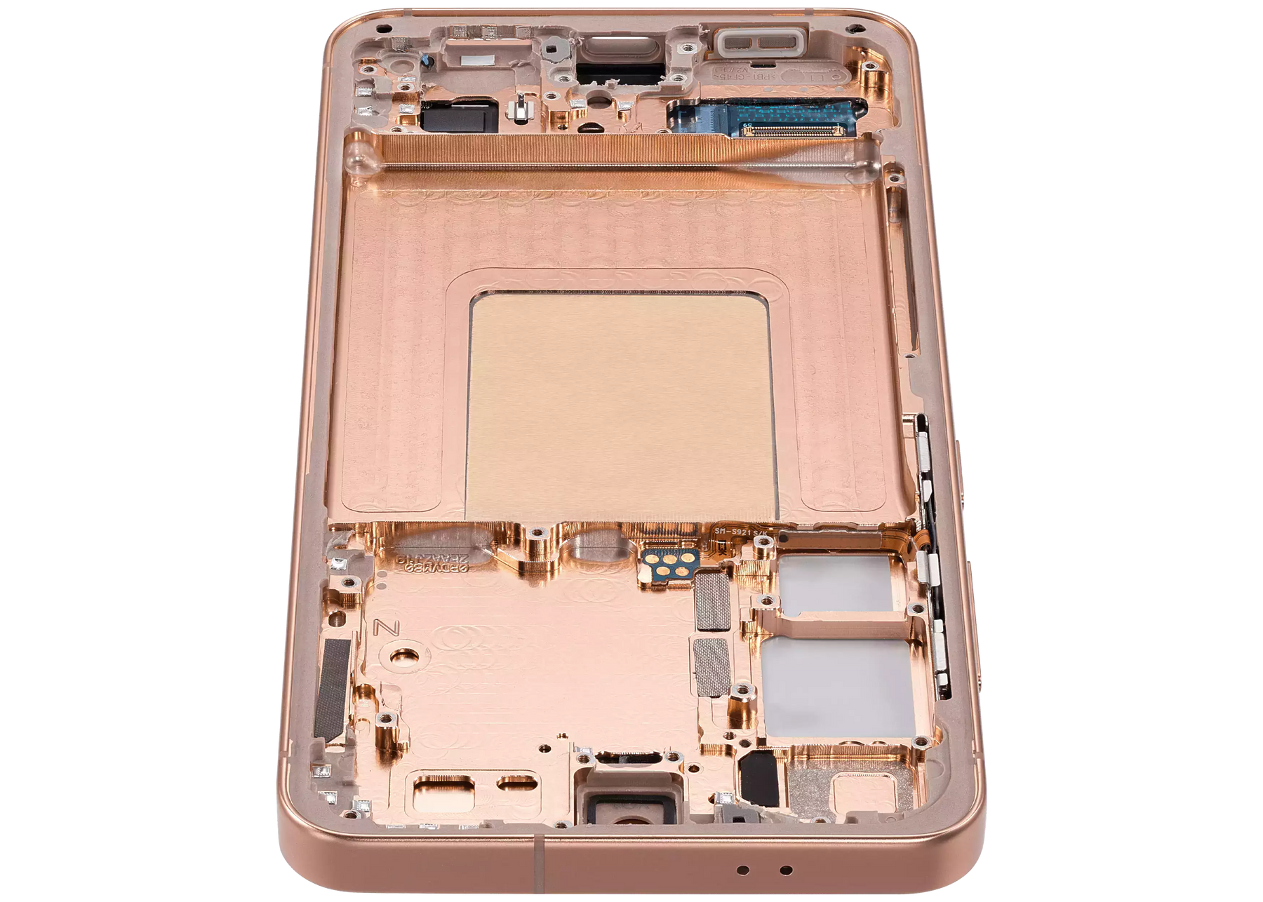 OLED Assembly With Frame Compatible For Samsung Galaxy S24 5G (US & International Version) (Refurbished) (Sandstone Orange)