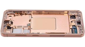 OLED Assembly With Frame Compatible For Samsung Galaxy S24 5G (US & International Version) (Refurbished) (Sandstone Orange)