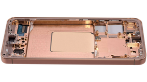 OLED Assembly With Frame Compatible For Samsung Galaxy S24 5G (US & International Version) (Refurbished) (Sandstone Orange)