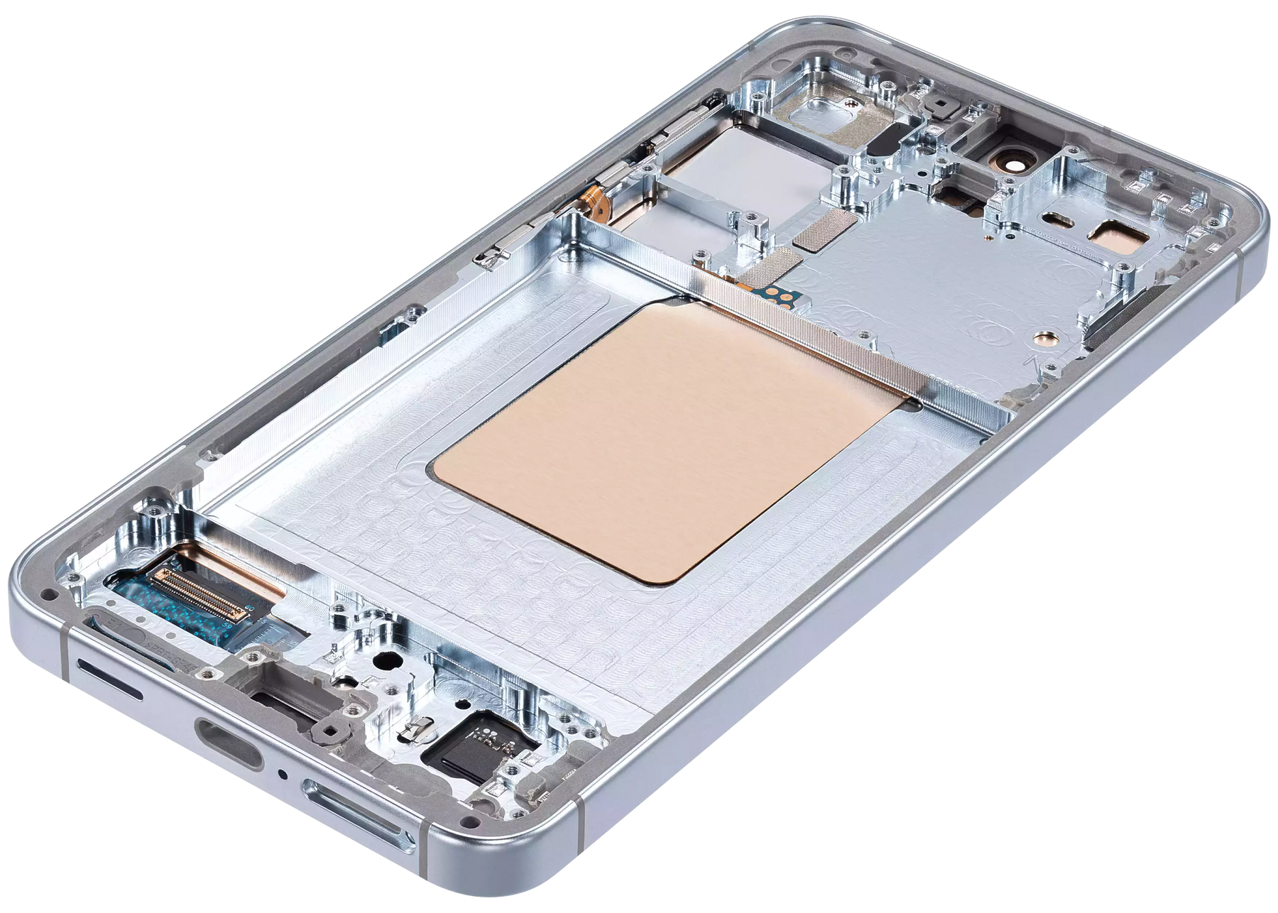 OLED Assembly With Frame Compatible For Samsung Galaxy S24 5G (US & International Version) (Refurbished) (Sapphire Blue)