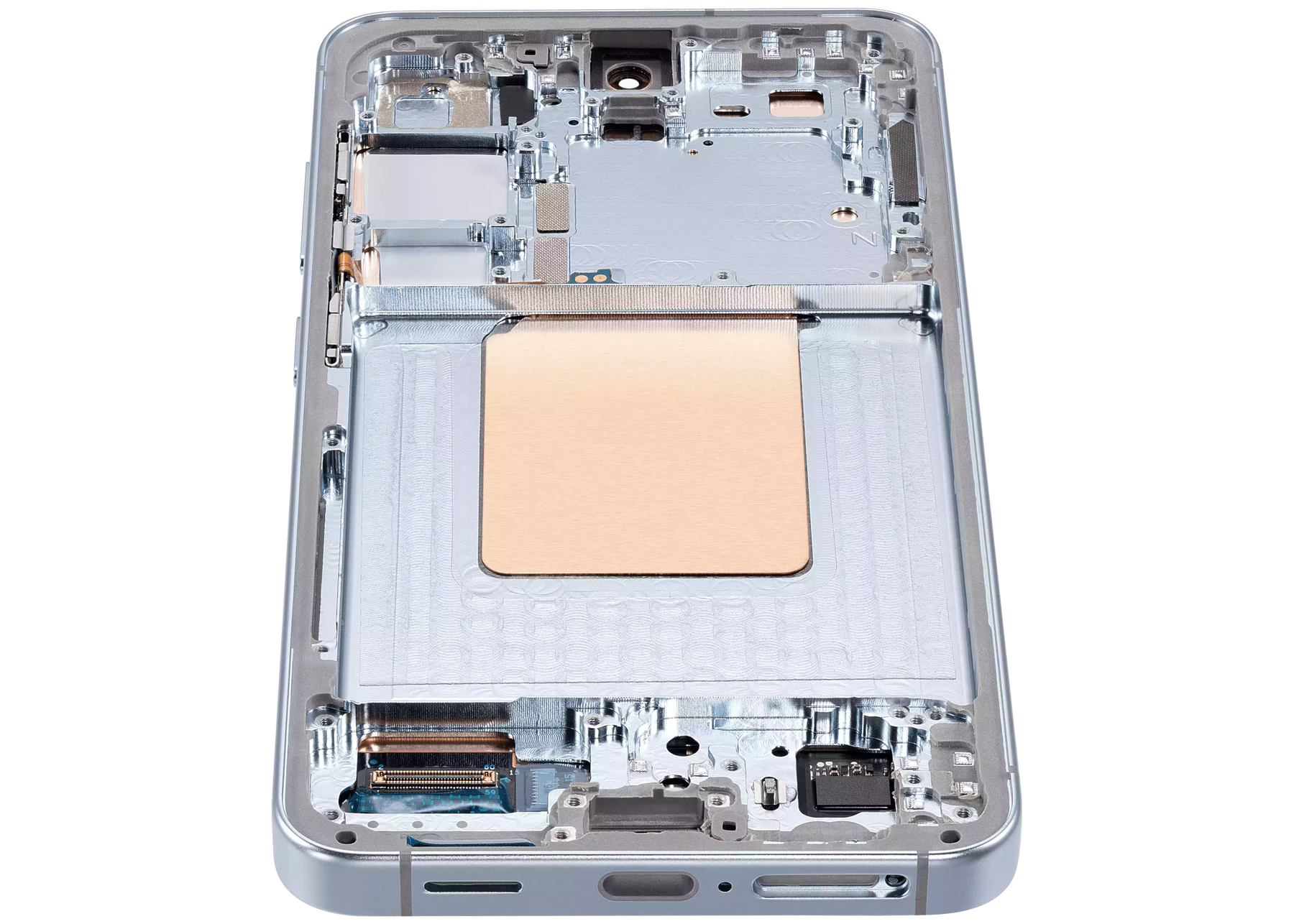 OLED Assembly With Frame Compatible For Samsung Galaxy S24 5G (US & International Version) (Refurbished) (Sapphire Blue)