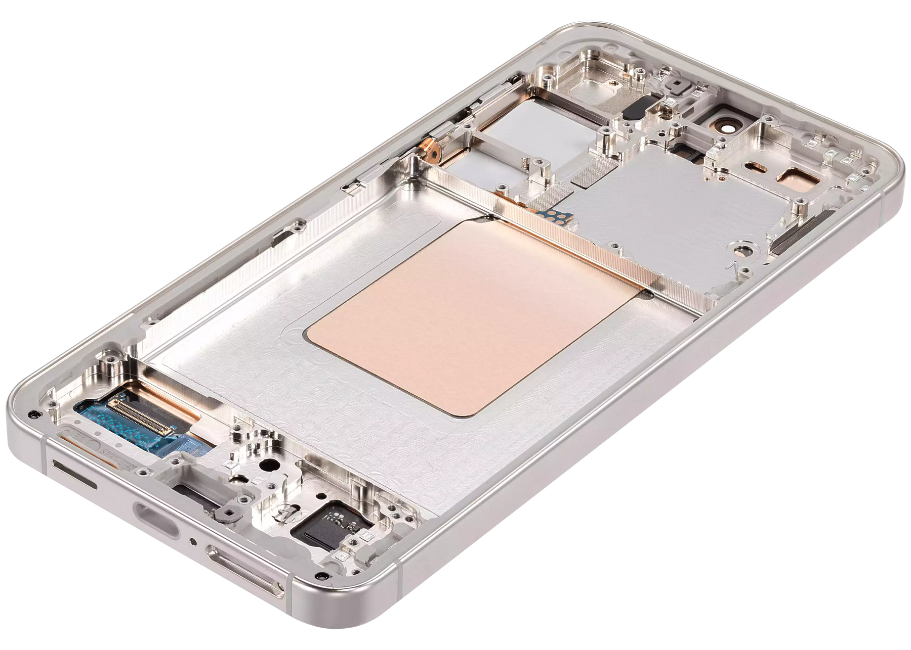 OLED Assembly With Frame Compatible For Samsung Galaxy S24 5G (US & International Version) (Refurbished) (Amber Yellow)