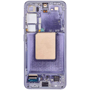 OLED Assembly With Frame Compatible For Samsung Galaxy S24 5G (US & International Version) (Refurbished) (Cobalt Violet)