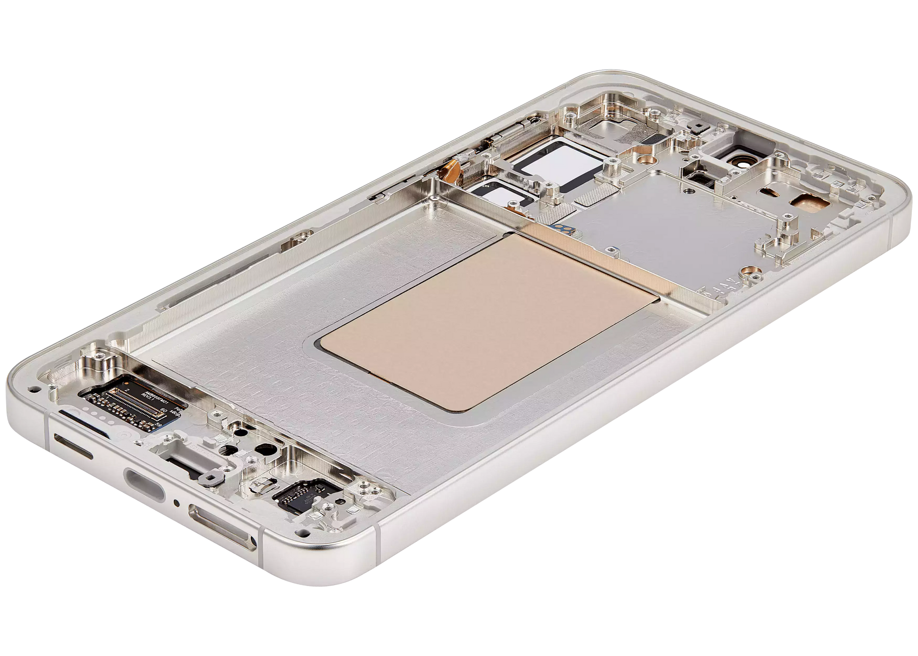 OLED Assembly With Frame Compatible For Samsung Galaxy S24 Plus 5G (US & International Version) (Refurbished) (Amber Yellow)