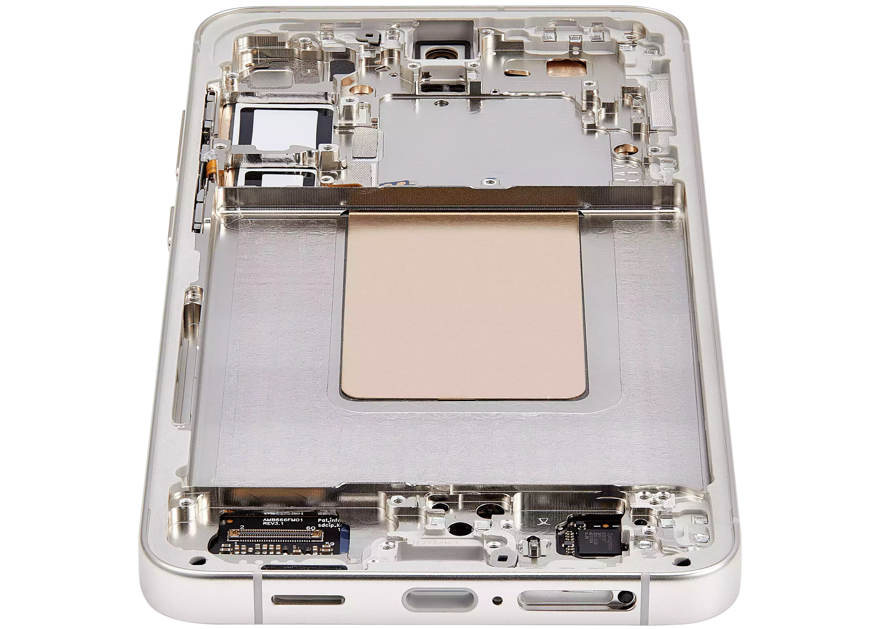 OLED Assembly With Frame Compatible For Samsung Galaxy S24 Plus 5G (US & International Version) (Refurbished) (Amber Yellow)