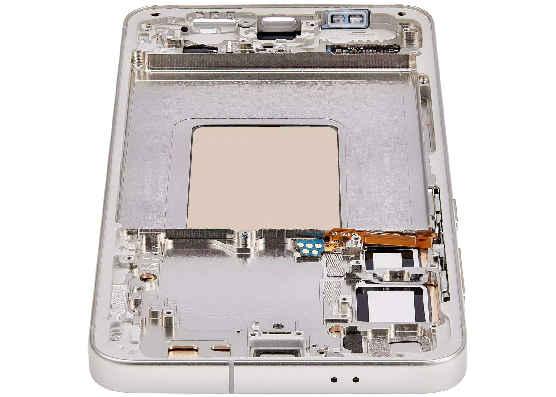 OLED Assembly With Frame Compatible For Samsung Galaxy S24 Plus 5G (US & International Version) (Refurbished) (Amber Yellow)