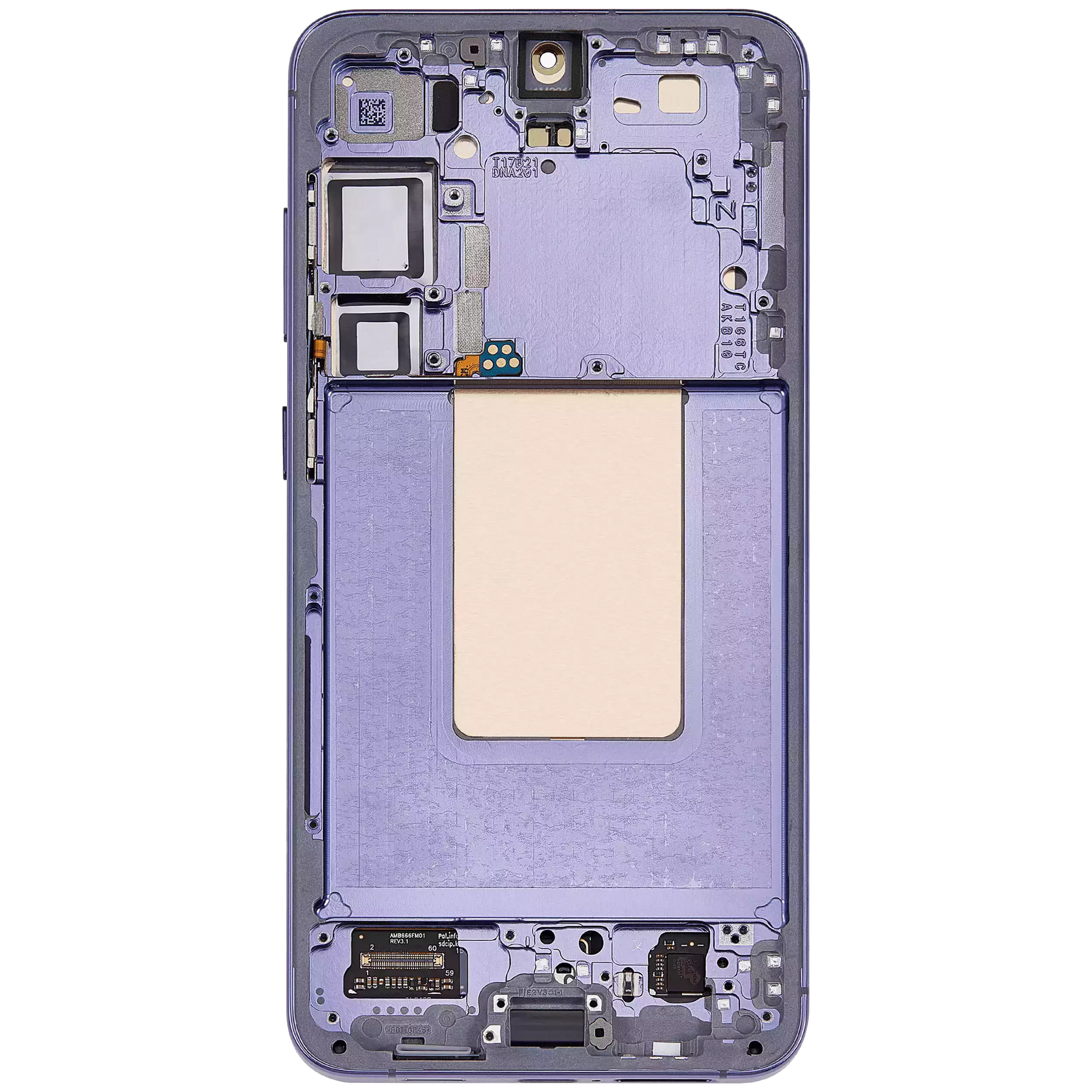 OLED Assembly With Frame Compatible For Samsung Galaxy S24 Plus 5G (US & International Version) (Refurbished) (Cobalt Violet)