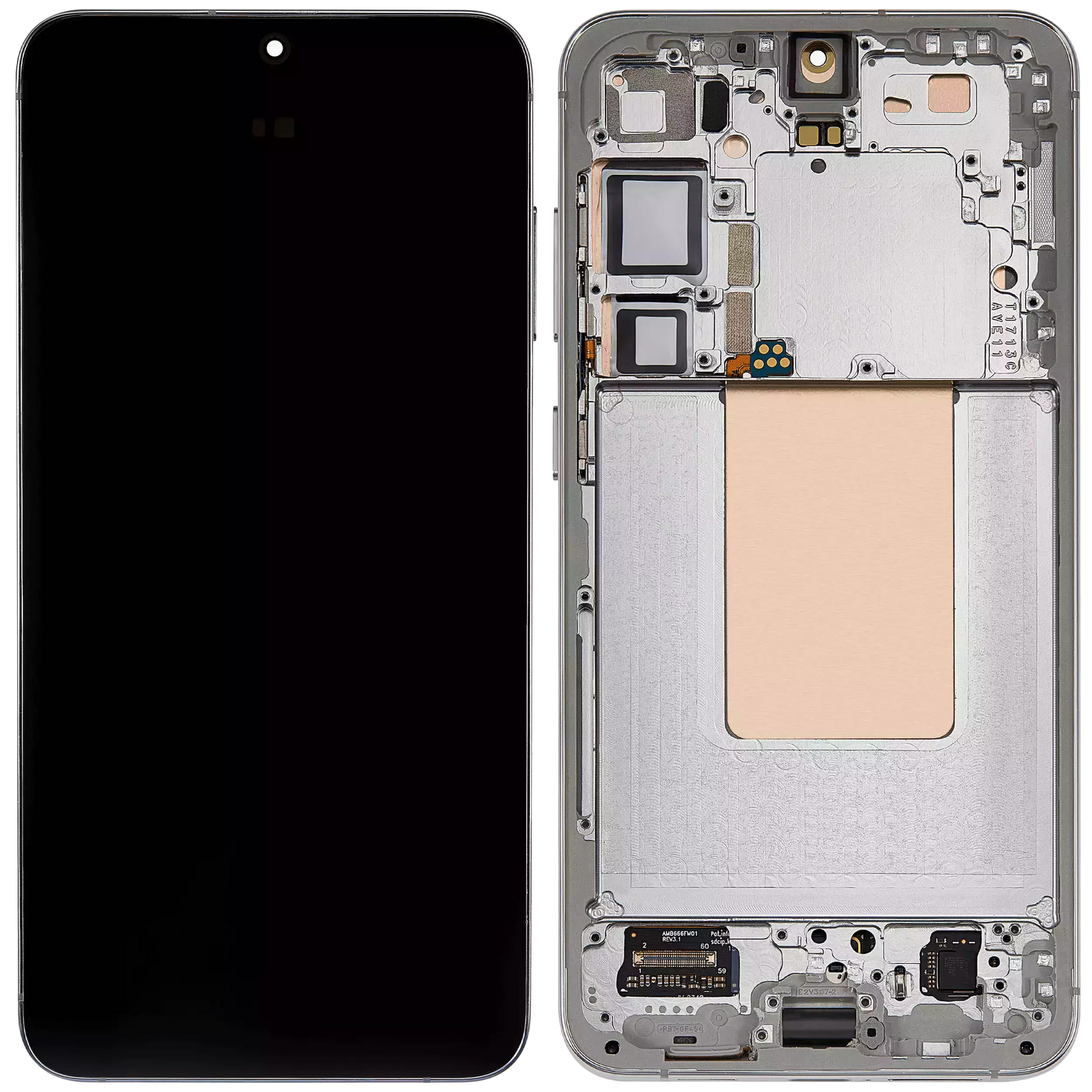 OLED Assembly With Frame Compatible For Samsung Galaxy S24 Plus 5G (US & International Version) (Refurbished) (Jade Green)