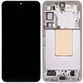OLED Assembly With Frame Compatible For Samsung Galaxy S24 Plus 5G (US & International Version) (Refurbished) (Marble Grey)