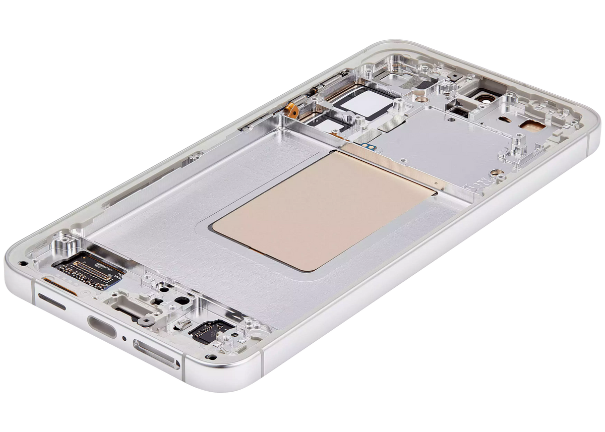 OLED Assembly With Frame Compatible For Samsung Galaxy S24 Plus 5G (US & International Version) (Refurbished) (Marble Grey)