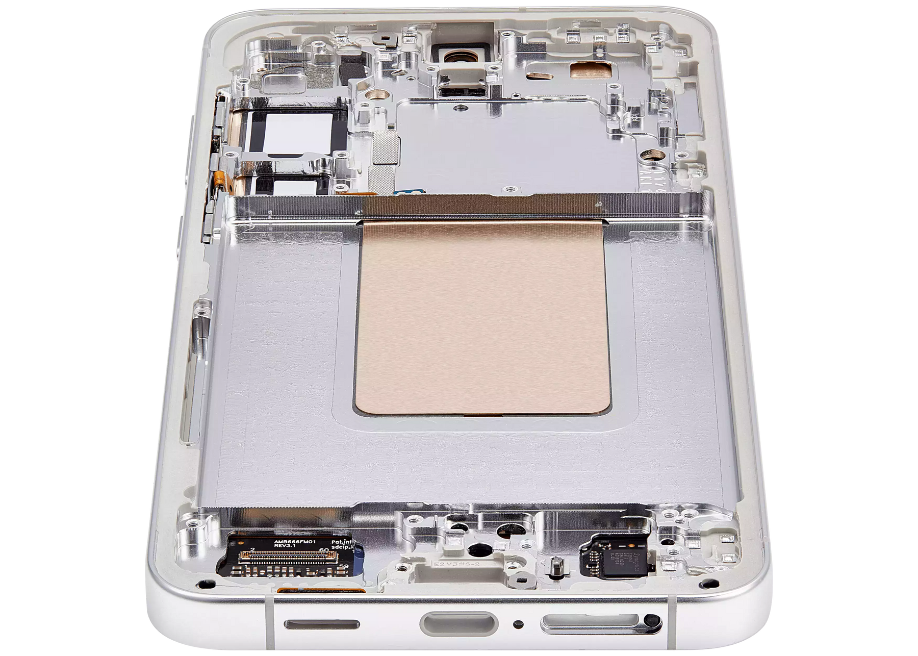 OLED Assembly With Frame Compatible For Samsung Galaxy S24 Plus 5G (US & International Version) (Refurbished) (Marble Grey)