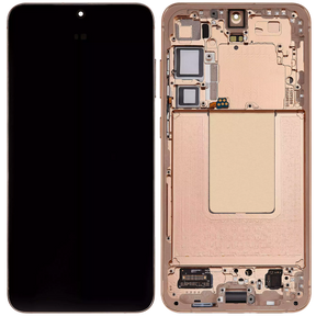 OLED Assembly With Frame Compatible For Samsung Galaxy S24 Plus 5G (US & International Version) (Refurbished) (Sandstone Orange)
