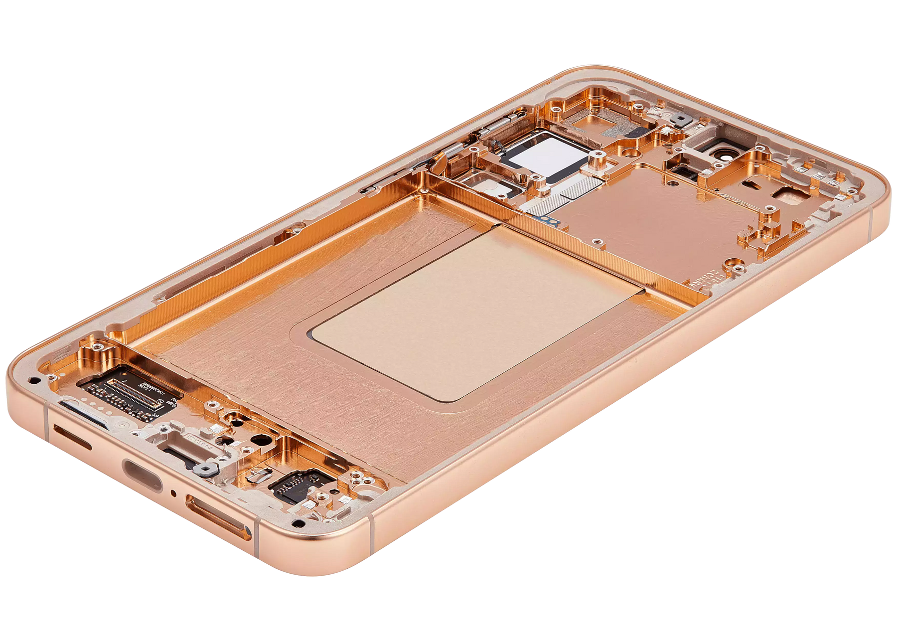 OLED Assembly With Frame Compatible For Samsung Galaxy S24 Plus 5G (US & International Version) (Refurbished) (Sandstone Orange)