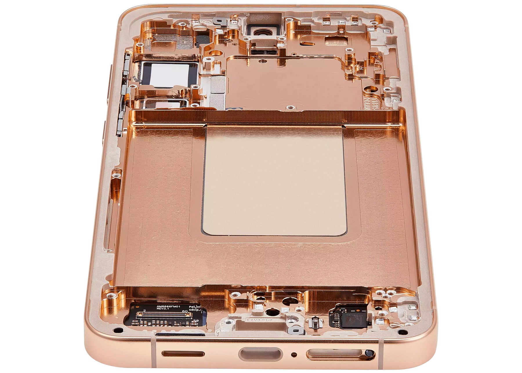 OLED Assembly With Frame Compatible For Samsung Galaxy S24 Plus 5G (US & International Version) (Refurbished) (Sandstone Orange)