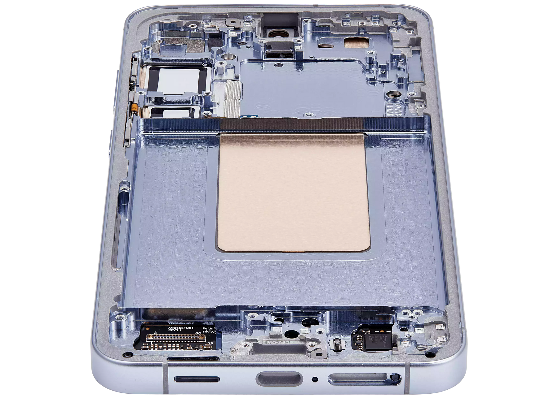 OLED Assembly With Frame Compatible For Samsung Galaxy S24 Plus 5G (US & International Version) (Refurbished) (Sapphire Blue)