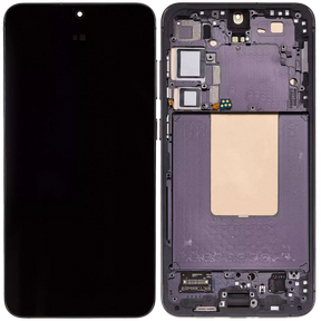 OLED Assembly With Frame Compatible For Samsung Galaxy S24 Plus 5G (US & International Version) (Refurbished) (Onyx Black)