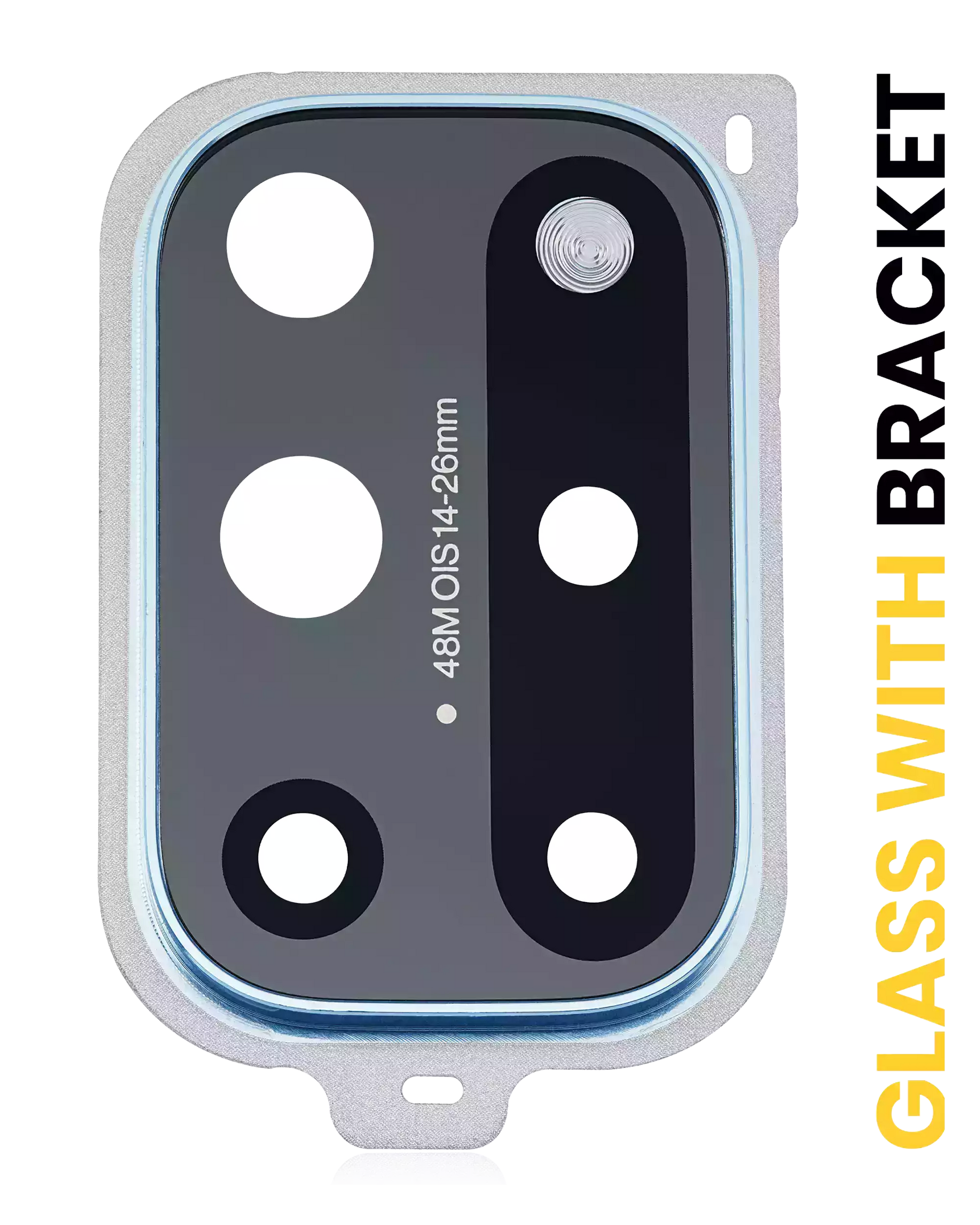 Back Camera Lens With Bracket Compatible For OnePlus 8T Replacement (Blue)