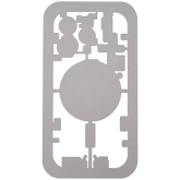 Laser Machine Protection Mold Compatible For iPhone 15 Pro (M-Triangel)