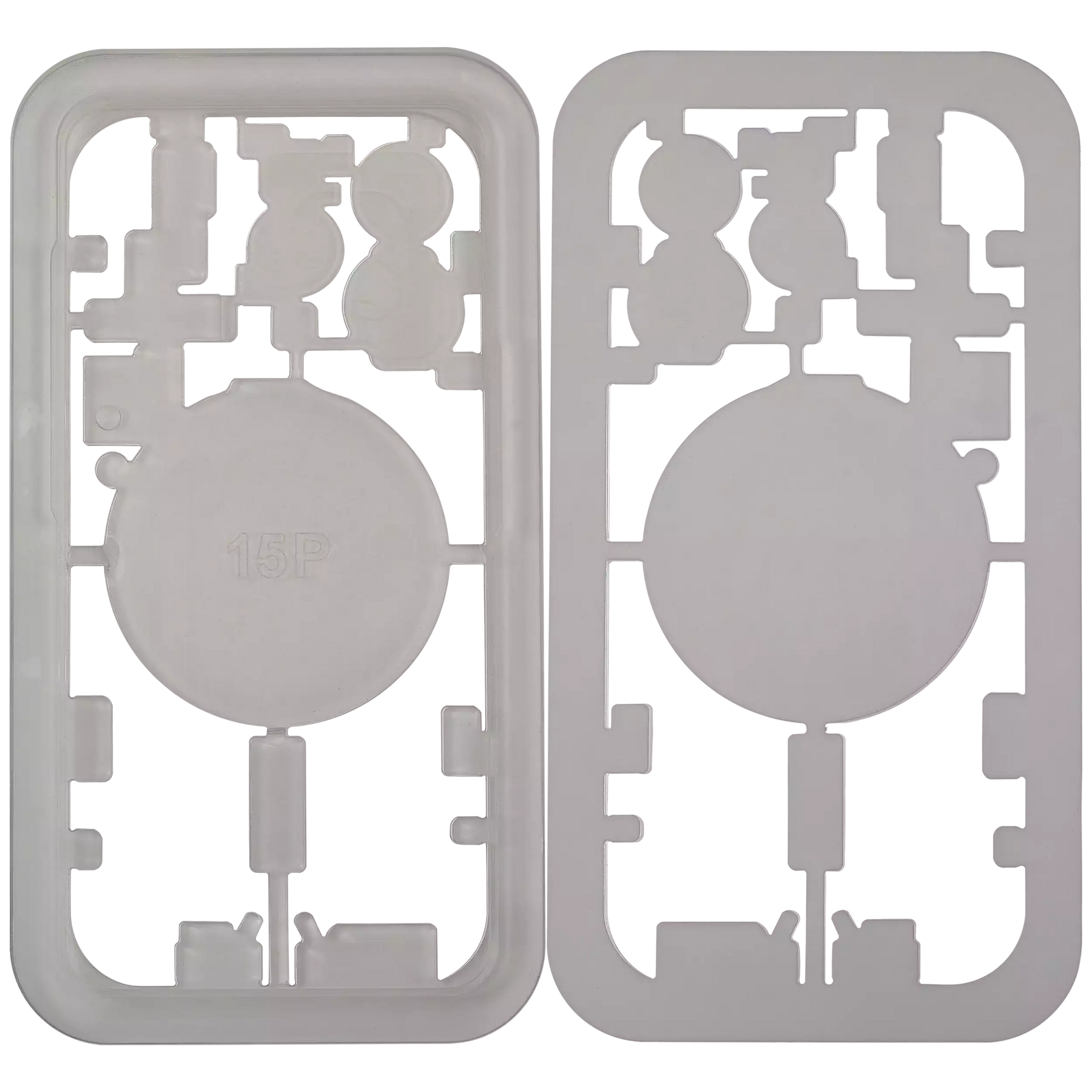 Laser Machine Protection Mold Compatible For iPhone 15 Pro (M-Triangel)