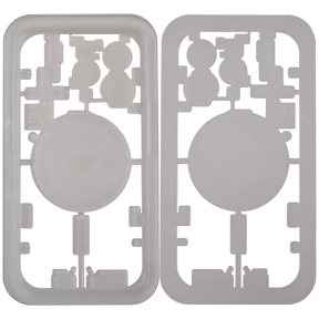 Laser Machine Protection Mold Compatible For iPhone 15 Pro (M-Triangel)