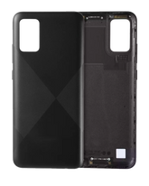 Back Cover Glass Compatible For Samsung Galaxy A02S (A025 / 2020) (Service Pack) (Black)