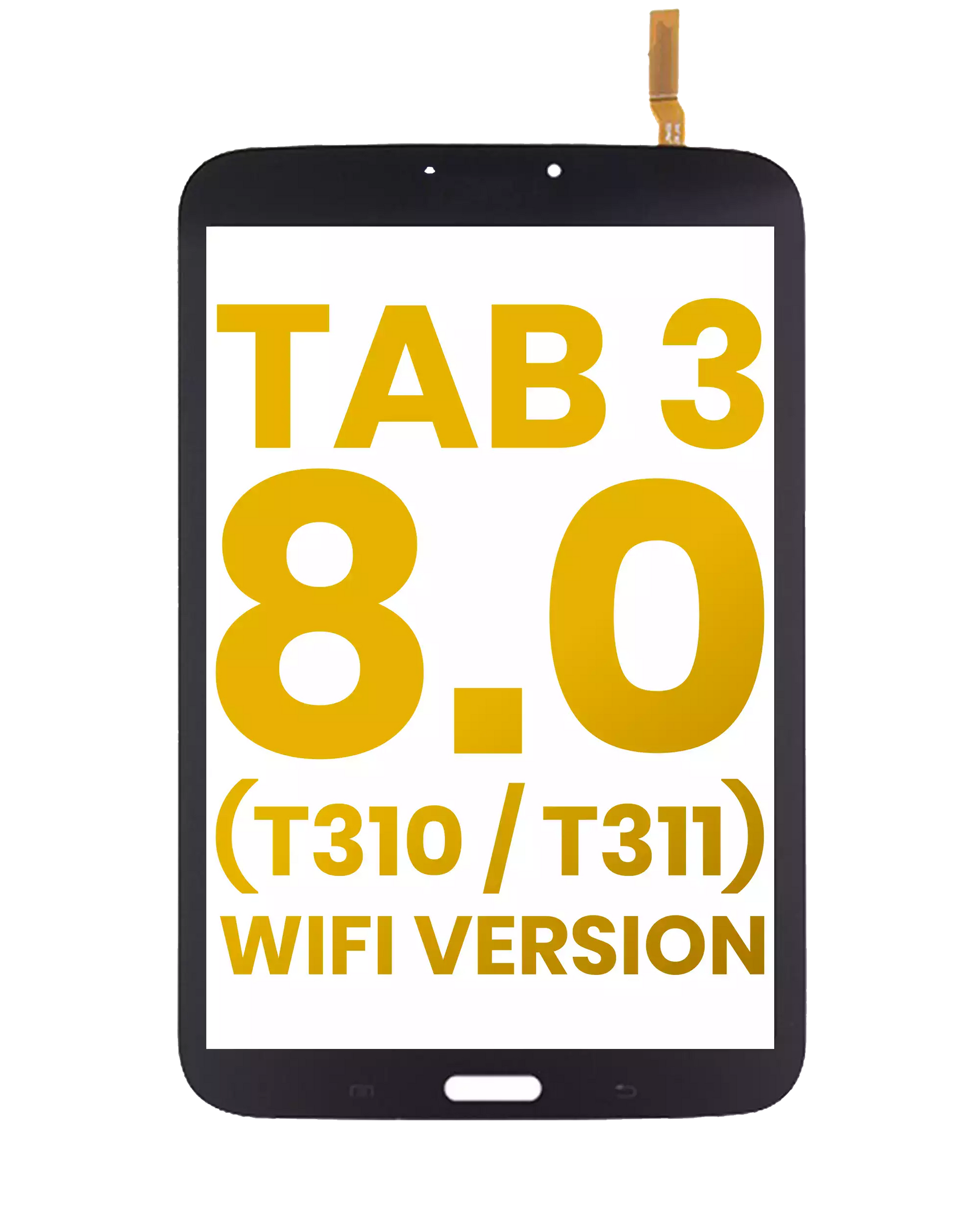 Digitizer Compatible For Samsung Galaxy Tab 3 8.0" (T310 / T311) (WiFi Version) (Black)