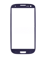 Replacement Front Glass Compatible For Samsung Galaxy S3 (Blue)