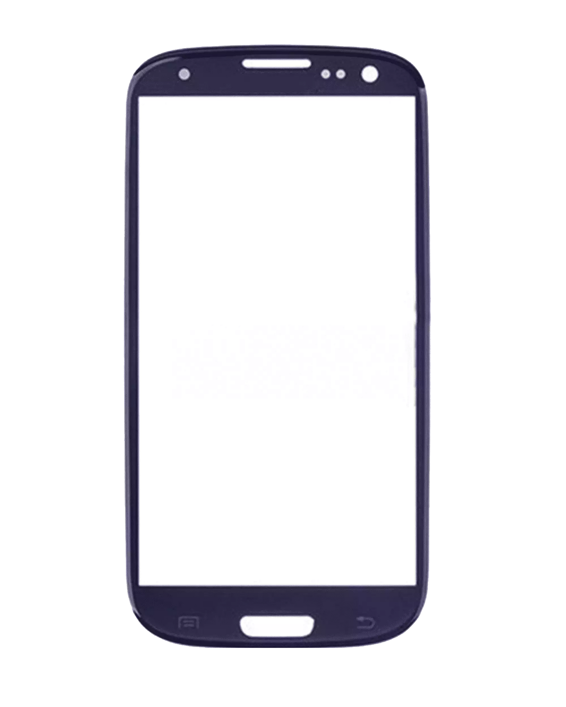 Replacement Front Glass Compatible For Samsung Galaxy S3 (Blue)