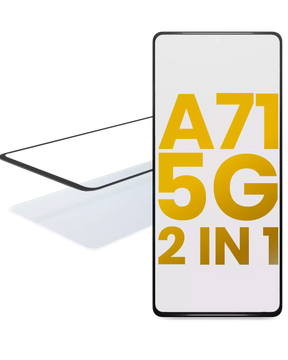 Replacement 2 in 1 Front Glass With OCA Pre-Installed Compatible For Samsung Galaxy A71 5G (A716 / 2020)