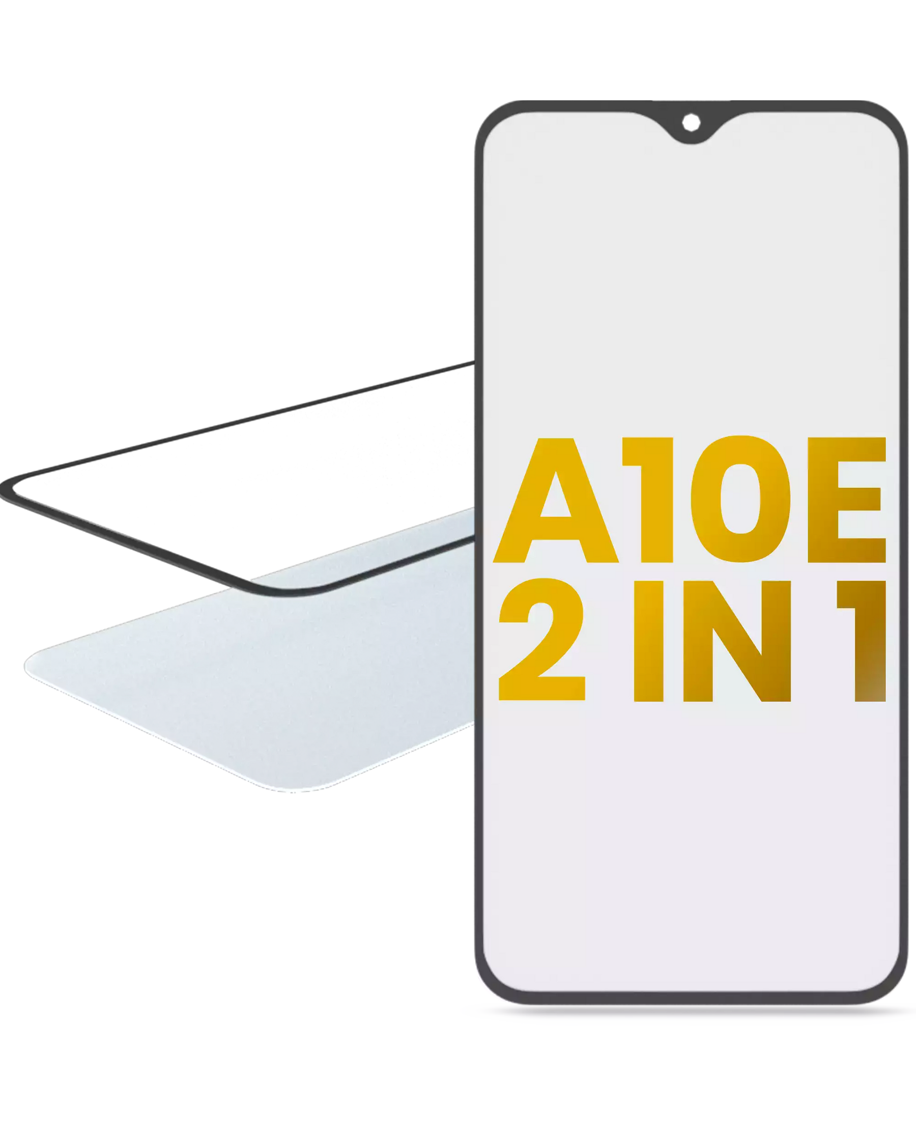 2 in 1 Front Glass With OCA Pre-Installed Compatible For Samsung Galaxy A10E (A102 / 2019)