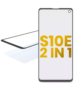 2 in 1 Front Glass With OCA Pre-Installed Compatible For Samsung Galaxy S10E Replacement