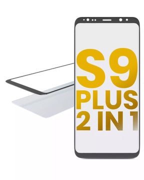 Replacement 2 in 1 Front Glass With OCA Pre-Installed Compatible For Samsung Galaxy S9 Plus