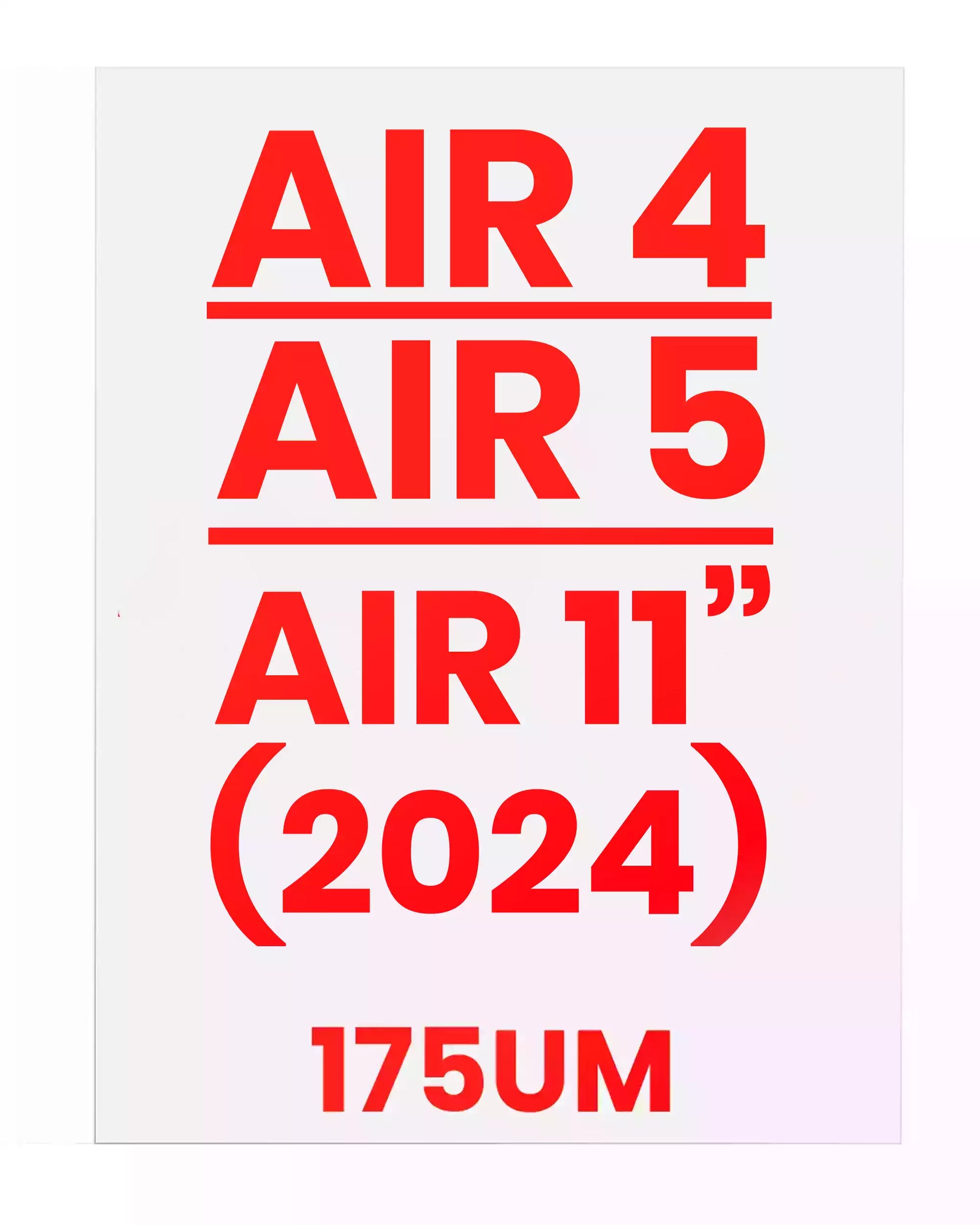 OCA Film Lamination Compatible For iPad Air 4 / Air 5 / Air 11" (2024) (175um) (10 Pack)