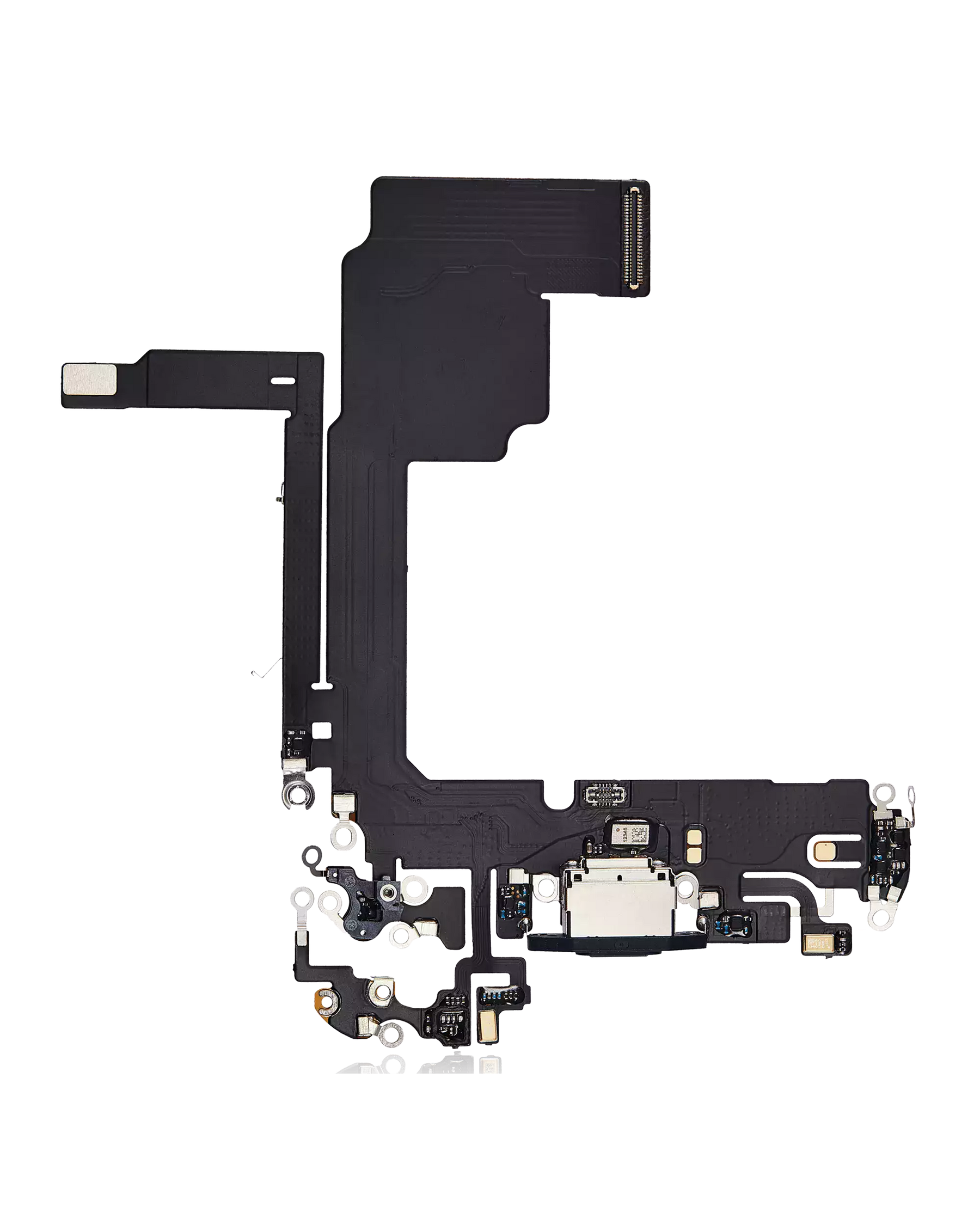 Charging Port Flex Cable Compatible For iPhone 15 Pro (Aftermarket Plus) (Blue Titanium)