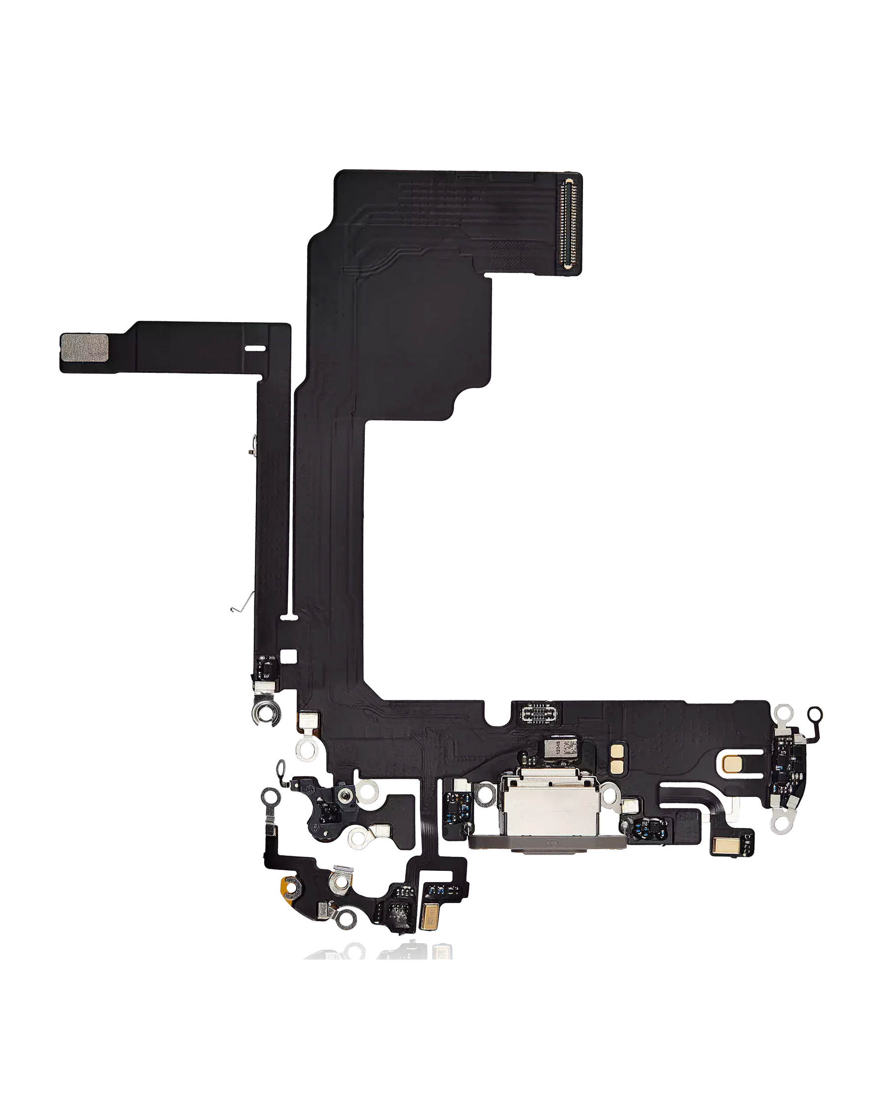 Charging Port Flex Cable Compatible For iPhone 15 Pro (Premium) (Natural Titanium)