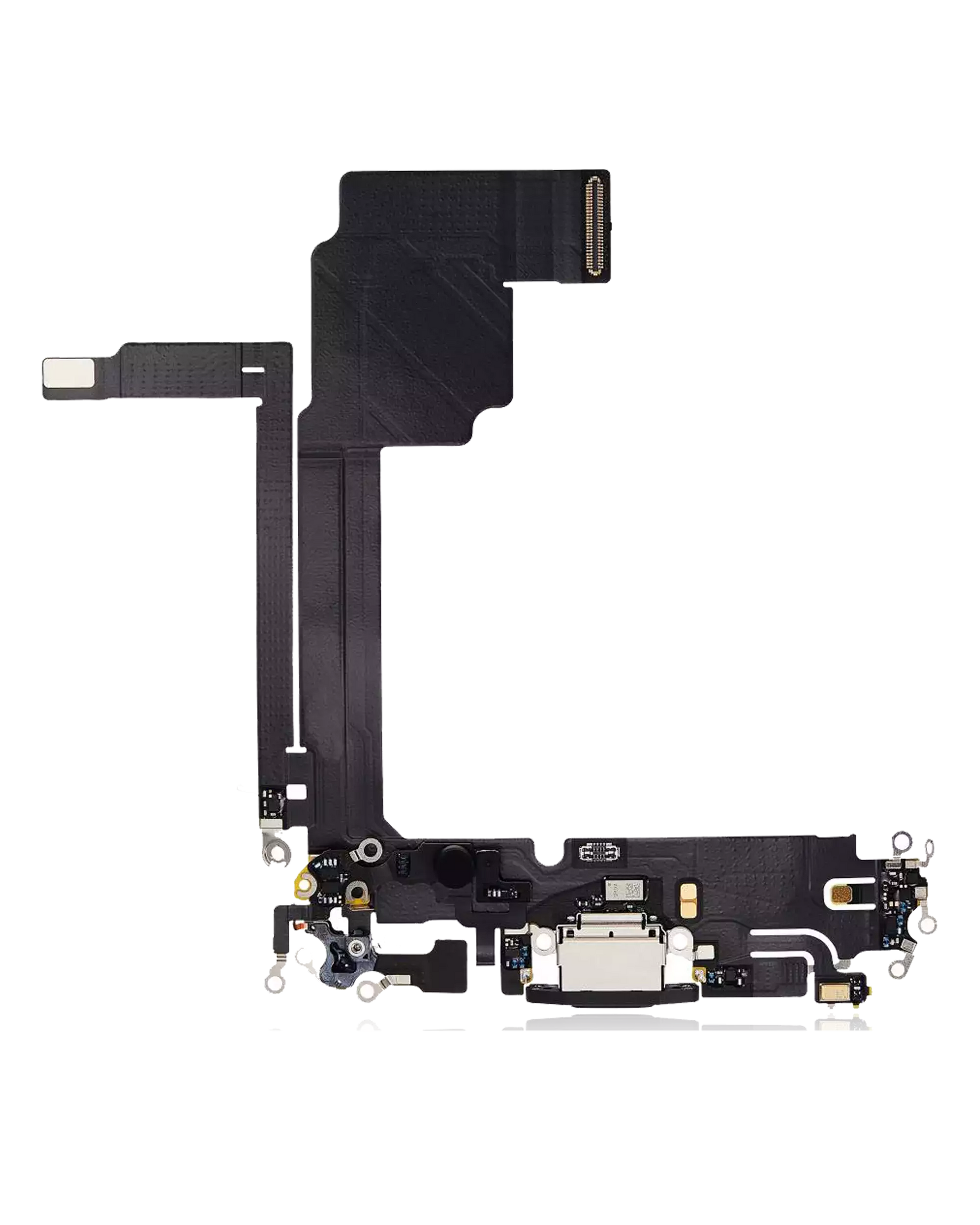Charging Port Flex Cable Compatible For iPhone 15 Pro Max (Premium) (Black Titanium)