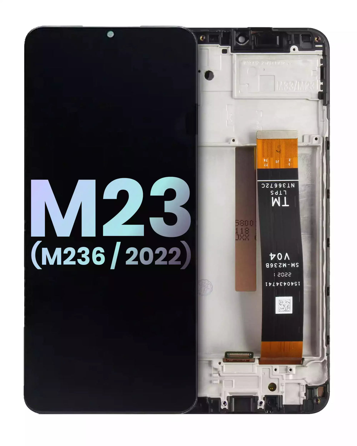 LCD Assembly With Frame Compatible For Samsung Galaxy M23 (M236 / 2022) (Service Pack) (All Colors)