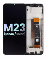 LCD Assembly With Frame Compatible For Samsung Galaxy M23 (M236 / 2022) (Service Pack) (All Colors)