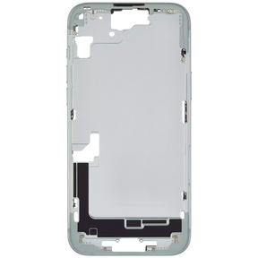 Mid-Frame Housing With Power And Volume Button Compatible For iPhone 15 Plus (International Version) (Used OEM Pull: Grade A) (Green)