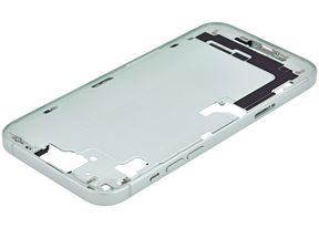 Mid-Frame Housing With Power And Volume Button Compatible For iPhone 15 Plus (International Version) (Used OEM Pull: Grade A) (Green)