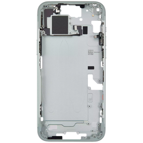 Mid-Frame Housing With Power And Volume Button Compatible For iPhone 15 Plus (International Version) (Used OEM Pull: Grade A) (Green)