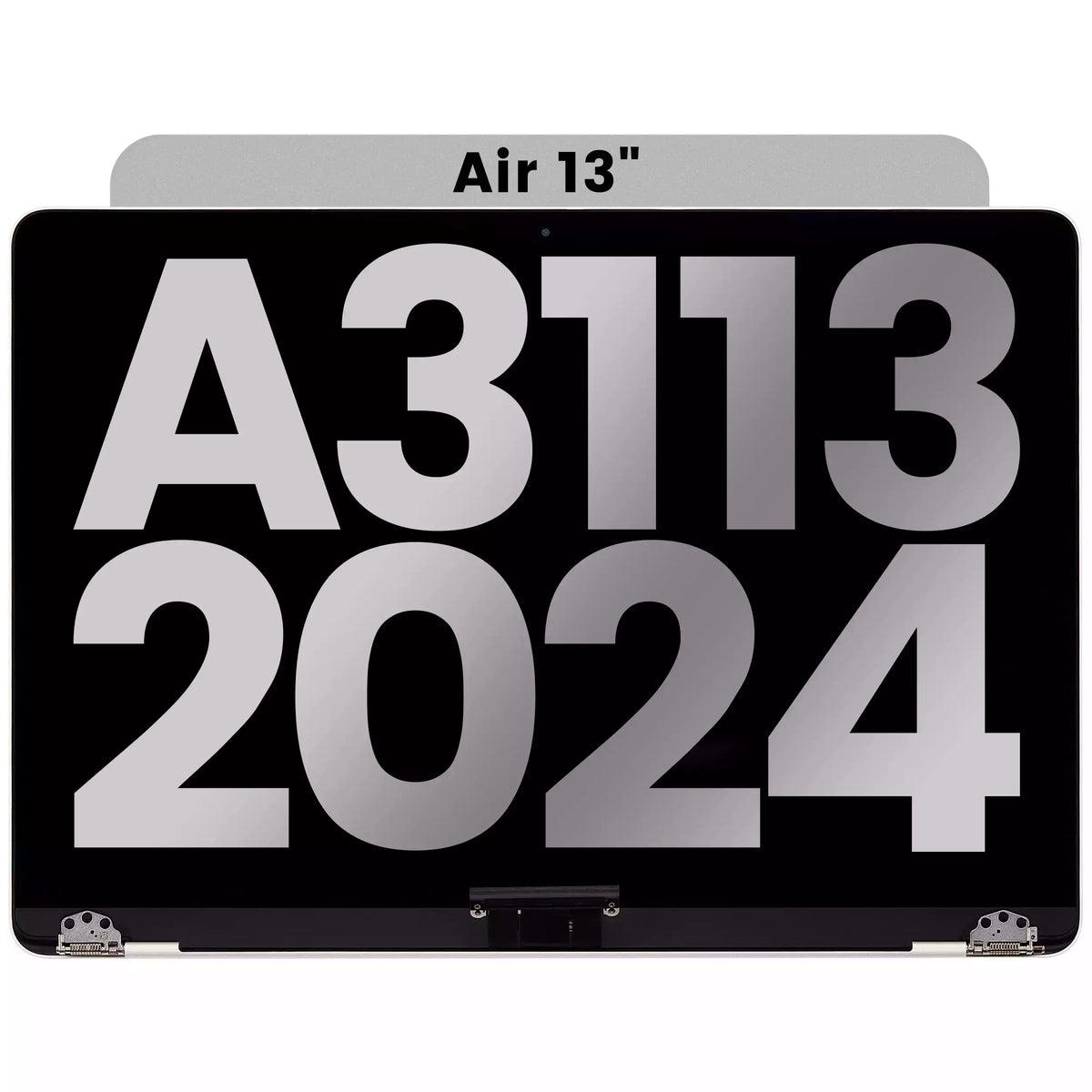 Complete LCD Display Assembly Compatible For MacBook Air 13" (A3113 / 2024) (Used OEM Pull: Grade A) (Starlight)