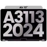 Complete LCD Display Assembly Compatible For MacBook Air 13" (A3113 / 2024) (Used OEM Pull: Grade A) (Starlight)