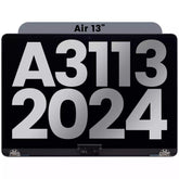 Complete LCD Display Assembly Compatible For MacBook Air 13" (A3113 / 2024) (Used OEM Pull: Grade A) (Midnight)