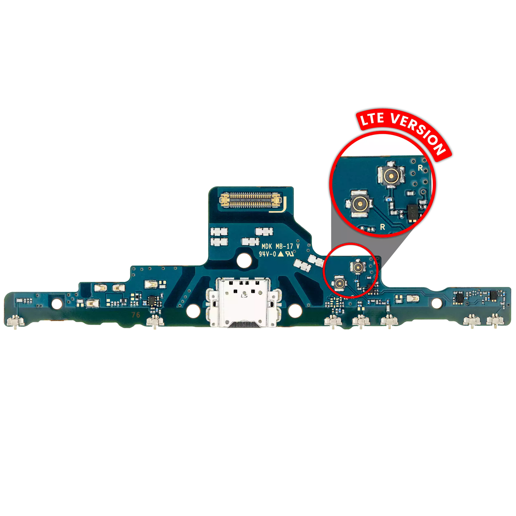 Charging Port Board Compatible For Samsung Galaxy Tab S6 Lite 10.4" (P615) (2020) (LTE Version) (Premium)